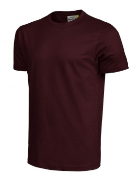 Logo trade corporate gifts image of: #4 T-shirt Rock T, burgundy