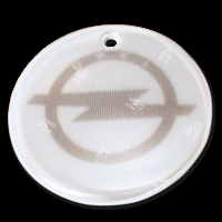 Logotrade advertising product image of: Circle dia. 50 mm soft reflector