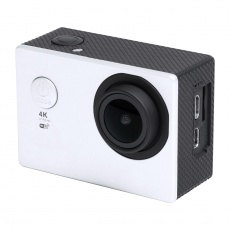 Action camera 4K, plastic, white