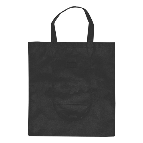 Logo trade advertising product photo of: Foldable shopping bag, black
