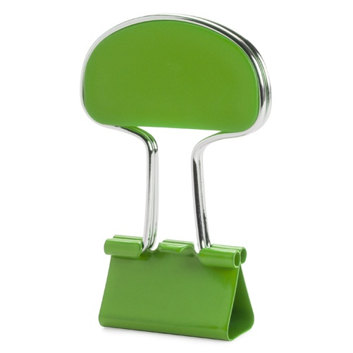 Logo trade corporate gift photo of: Note clip, green