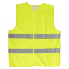 Visibility vest for children, yellow