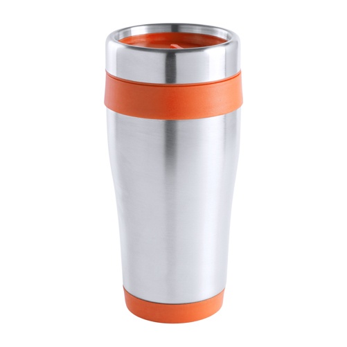 Logo trade promotional merchandise image of: thermo mug AP781215-03 orange