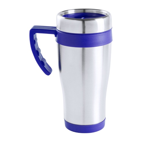 Logotrade promotional giveaway image of: thermo mug AP781216-06 blue