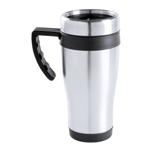 Logo trade promotional giveaways picture of: thermo mug AP781216-10 black
