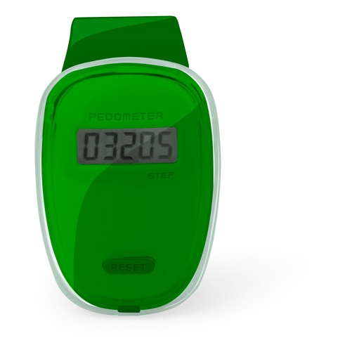 Logotrade promotional item picture of: pedometer AP741989-07 green