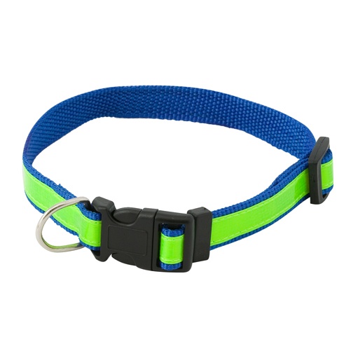 Logo trade corporate gift photo of: visibility dog's collar AP731482-06 blue
