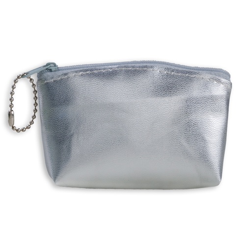 Logo trade promotional giveaways picture of: cosmetic bag AP731402-21 silver