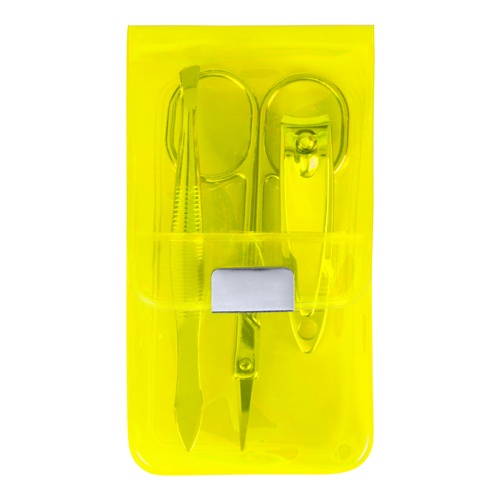 Logo trade promotional items picture of: manicure set AP741780-02 yellow