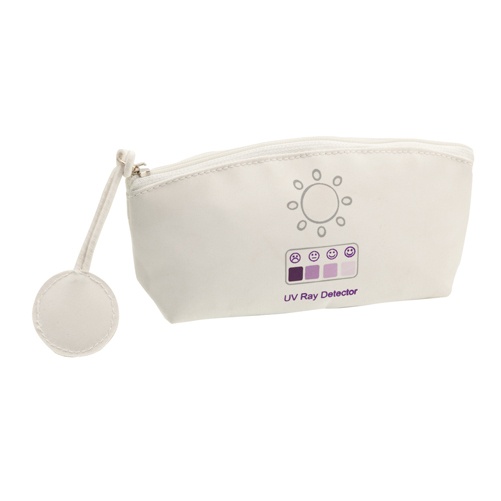 Logo trade promotional items image of: cosmetic bag AP791251 white