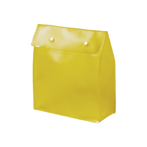 Logo trade promotional gifts image of: Cosmetic bag Cool, yellow
