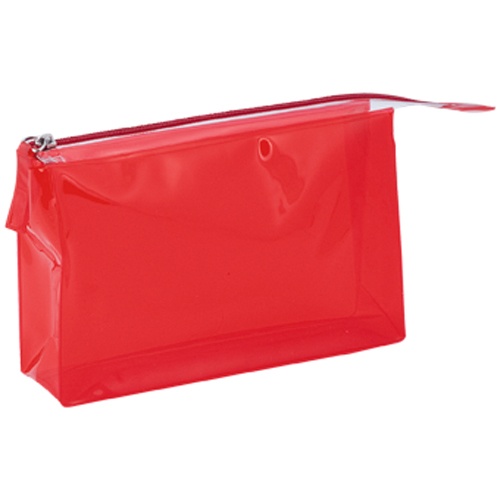 Logo trade promotional items picture of: cosmetic bag AP731731-05 red
