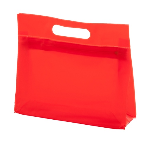 Logo trade promotional giveaways picture of: cosmetic bag AP791100-05 red