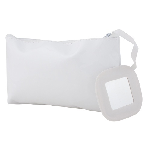 Logo trade promotional giveaway photo of: cosmetic bag AP791100-06 white