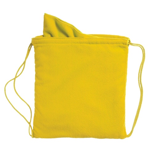 Logotrade promotional giveaways photo of: towel bag AP741546-02 yellow