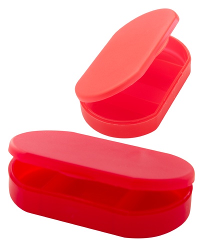 Logotrade promotional item image of: pillbox AP731911-05 red