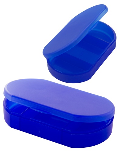 Logotrade corporate gift picture of: pillbox AP731911-06 dark blue