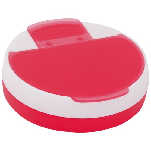 Logo trade promotional products picture of: pillbox AP731910-05 red