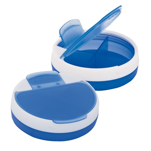Logo trade promotional products image of: pillbox AP731910-06 blue