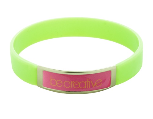 Logotrade promotional gifts photo of: Wristband AP809393-07, light green