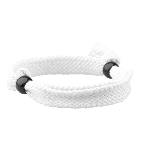 Logotrade promotional merchandise photo of: Textile bracelet, white
