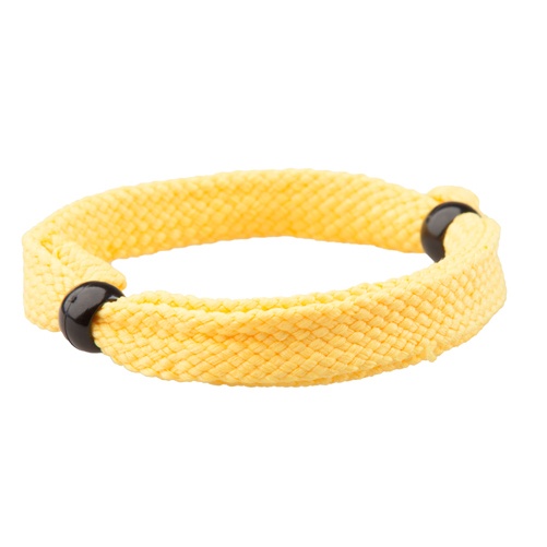 Logotrade advertising product picture of: Textile bracelet, yellow