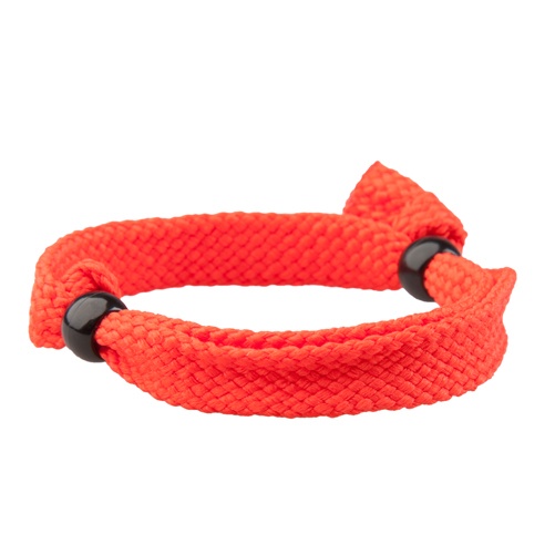 Logo trade corporate gift photo of: Textile bracelet, red