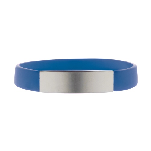 Logo trade advertising products image of: Wristband AP809399-06, blue