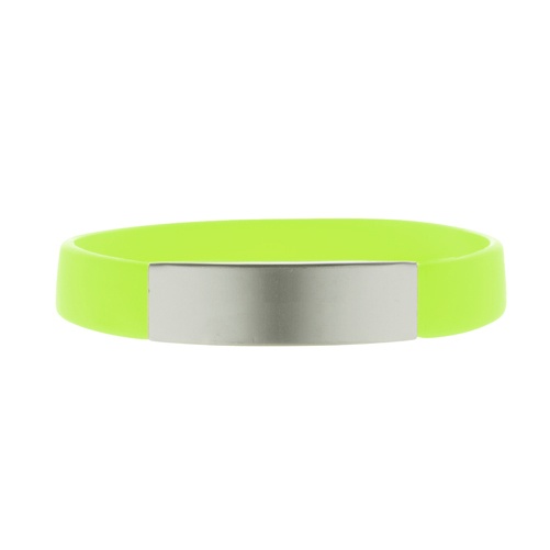 Logo trade promotional giveaways picture of: Wristband AP809399-71, light green