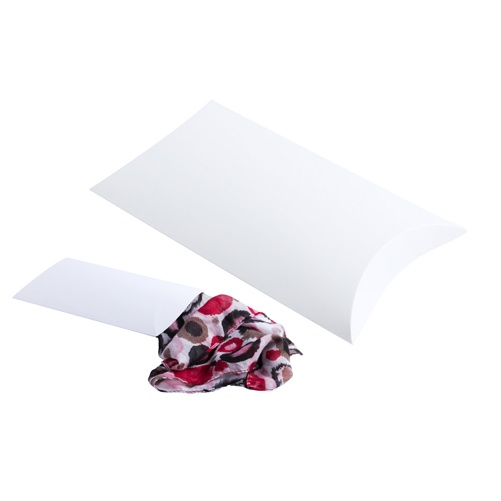 Logo trade promotional merchandise image of: Paper gift box, white