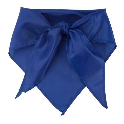 Logo trade promotional giveaways picture of: Triangle scarf, blue