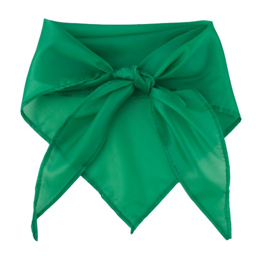 Logo trade advertising products picture of: Triangle scarf, green