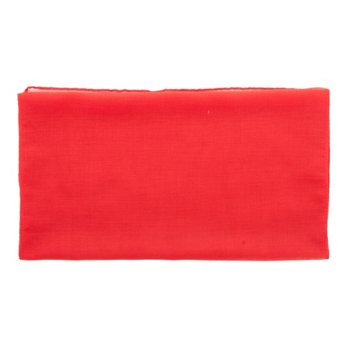 Logo trade promotional giveaways picture of: polyester women scarf, red