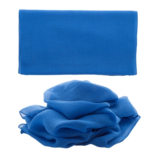 Logo trade promotional products picture of: Scarf for ladies mix material, blue