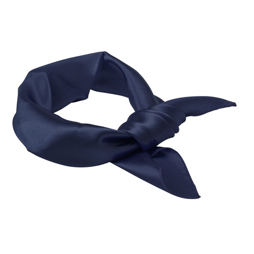 Logo trade promotional merchandise image of: Ladies scarf Cool, navy