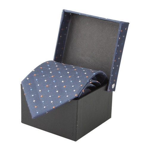 Logotrade promotional product picture of: Tie in a nice giftbox blue