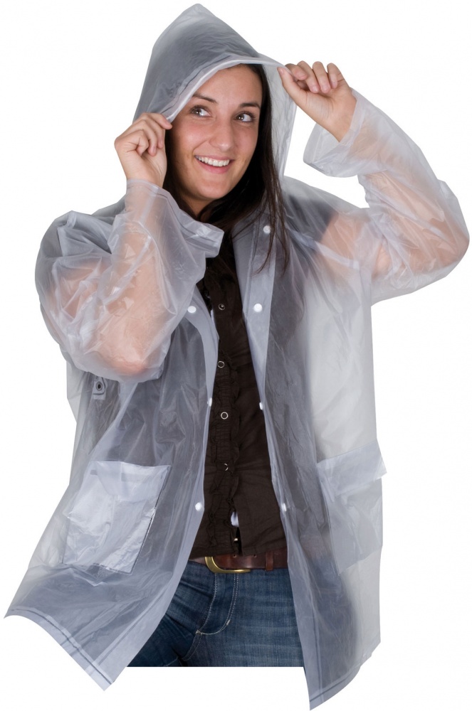 Logo trade promotional products image of: Raincoat, transparent