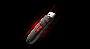 Logotrade advertising product picture of: Pendrive Silicon Power Blaze B25, black