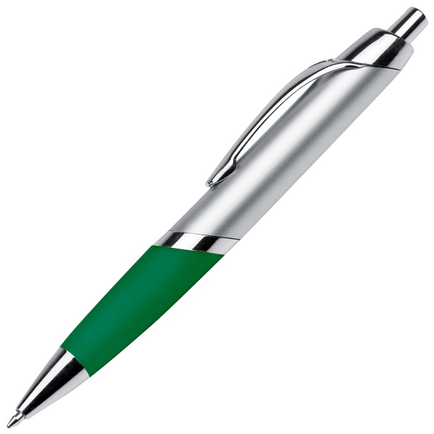 Logotrade promotional item image of: Plastic ball pen 'Yokohama',  green