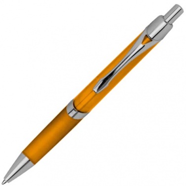 Logotrade promotional merchandise image of: Plastic ball pen 'Los Angeles', orange