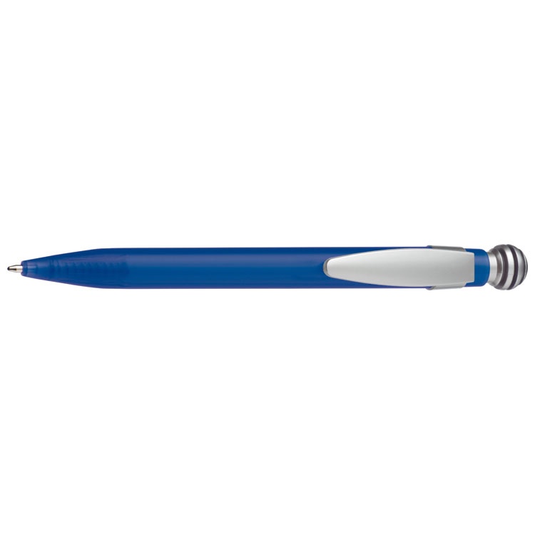 Logotrade promotional gift picture of: Plastic ball pen GRIFFIN blue, Blue