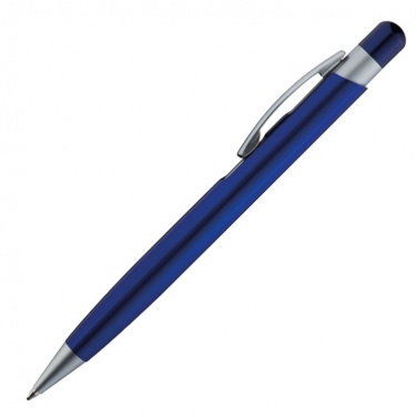 Logo trade advertising product photo of: Ball pen 'erding' blue, Blue