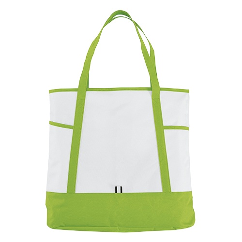 Logo trade advertising products image of: P-600D multipurpose bag, light green
