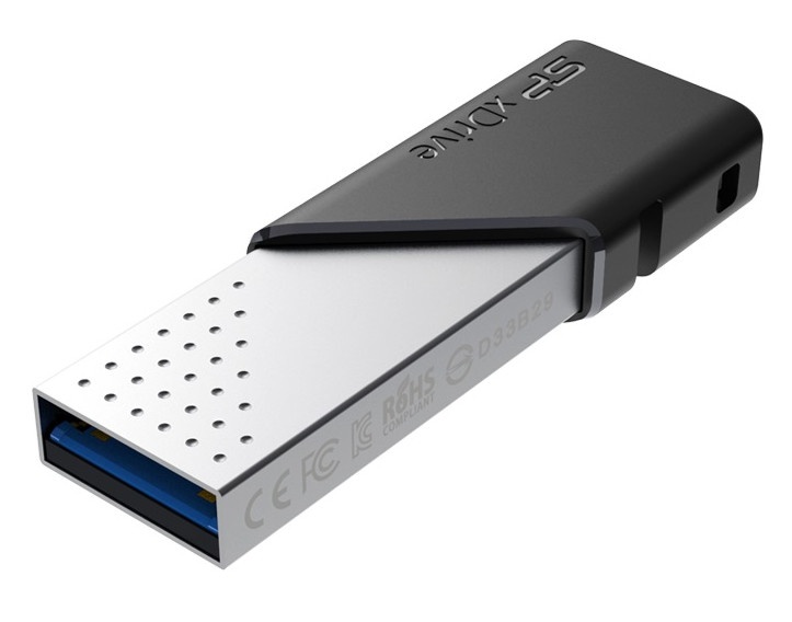 Logotrade promotional items photo of: USB stick Silicon Power xDrive Z50, black