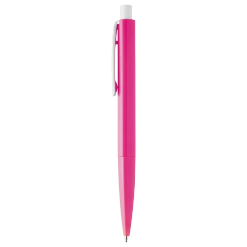 Logo trade promotional merchandise photo of: Plastic ball pen FARO, pink