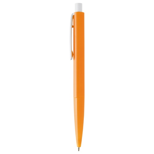 Logo trade promotional gift photo of: Plastic ball pen FARO, orange