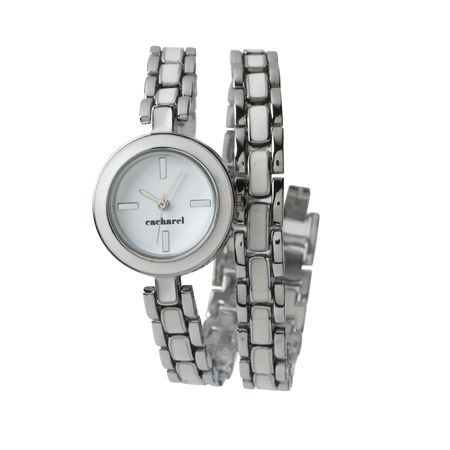 Logo trade promotional giveaway photo of: Watch Pompadour Blanc