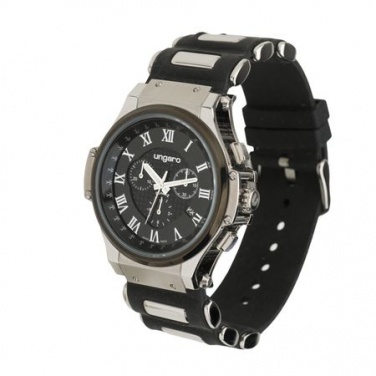 Logo trade promotional gifts picture of: Chronograph Angelo chrono, black
