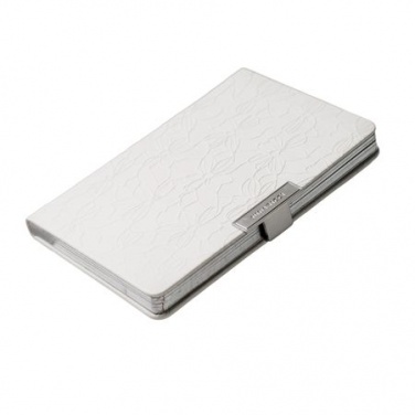 Logo trade promotional giveaways picture of: Note pad A6 Névé, white