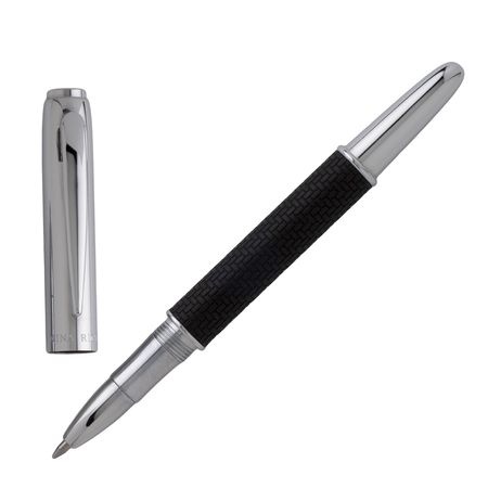 Logo trade promotional gift photo of: Rollerball pen Trame, black